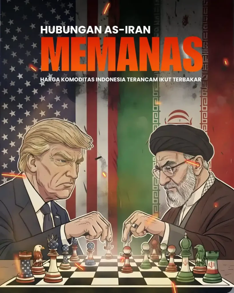 amerika, iran, perang, harga komoditas, indonesia