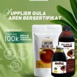 supplier gula aren, halal, bersertifikat