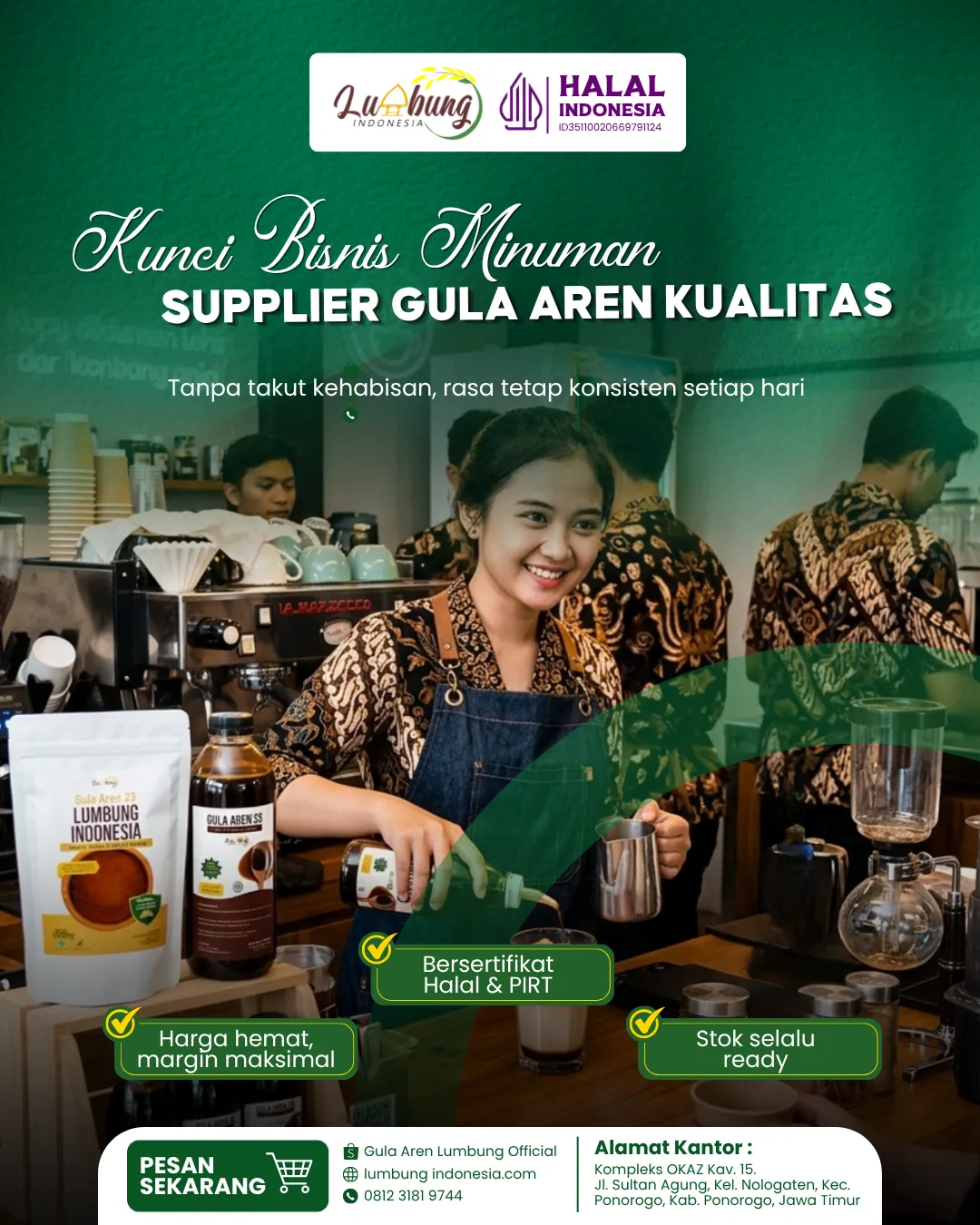 supplier gula aren